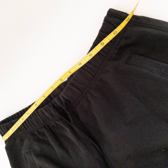 Victorias Secret Pink Black Fleece Shorts With White Logo Elastic Waistband S - Picture 4 of 12